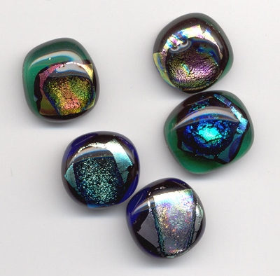 Dichroic Glass Cabochons