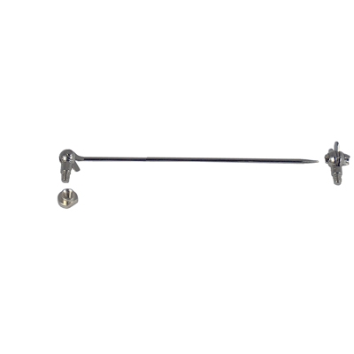 55mm Pure Silver Screw Type Brooch Finding 1pc